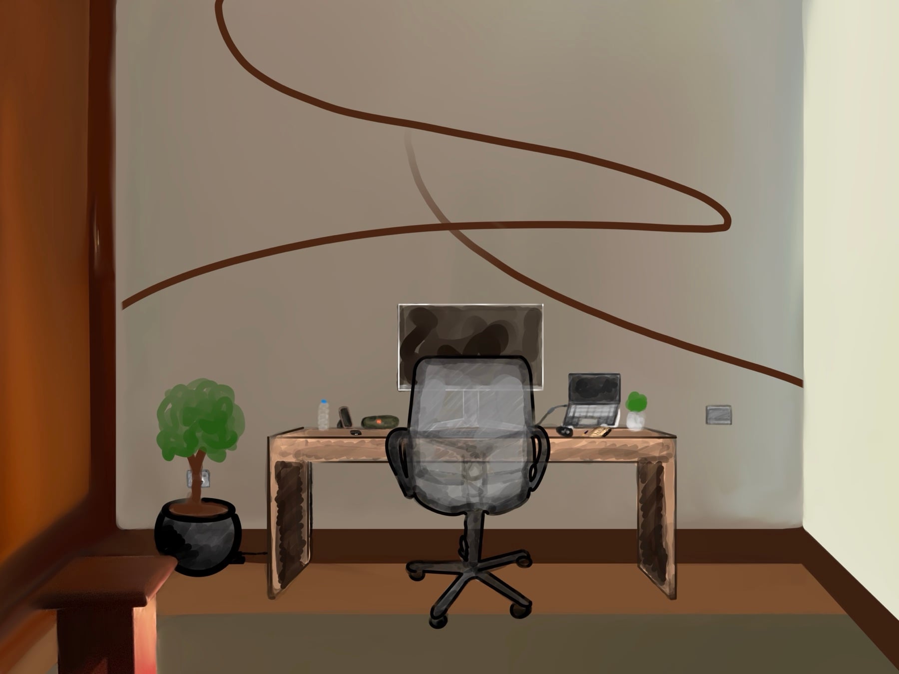 DeskSetup Drawing