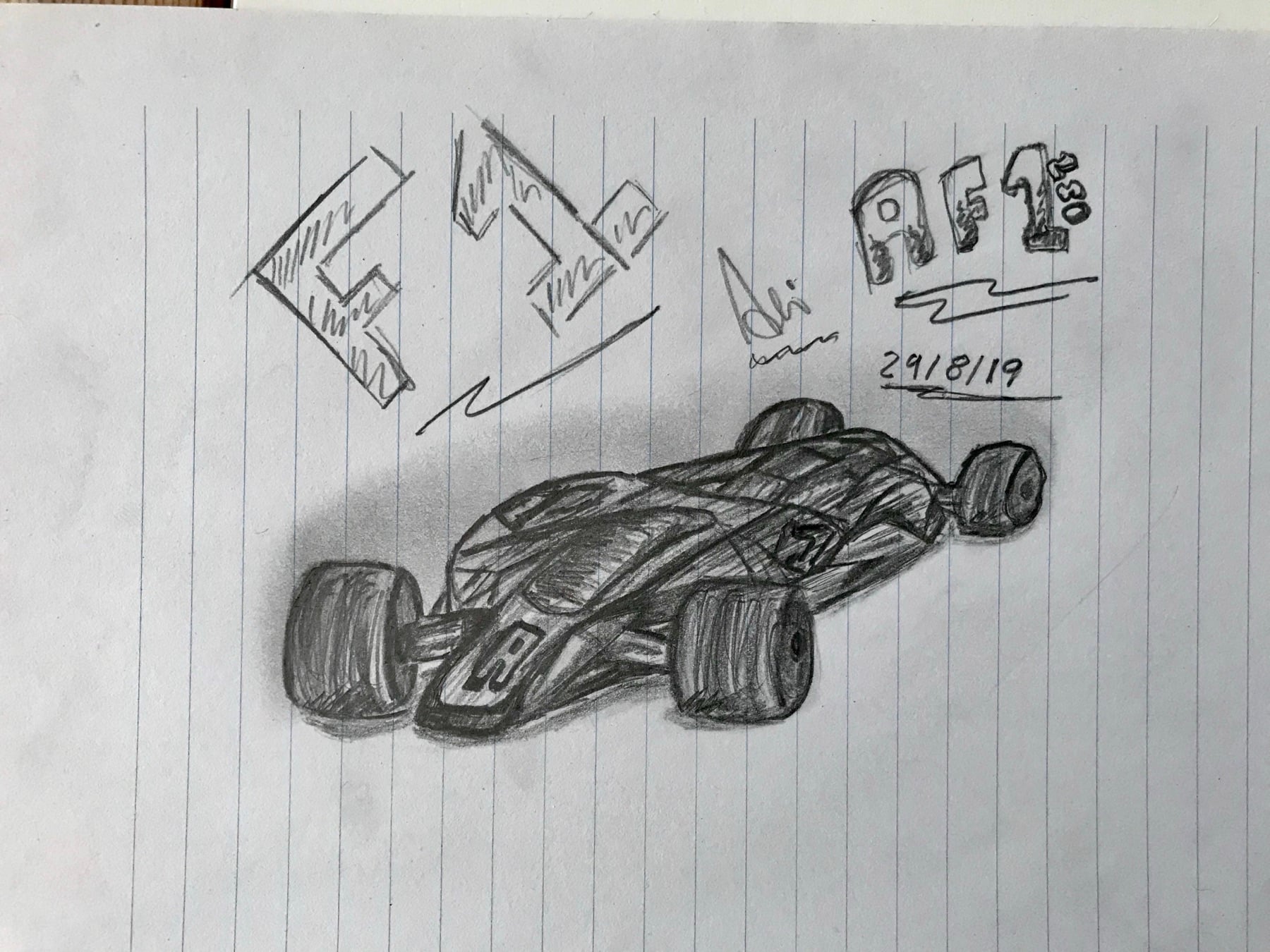 F1Car Drawing