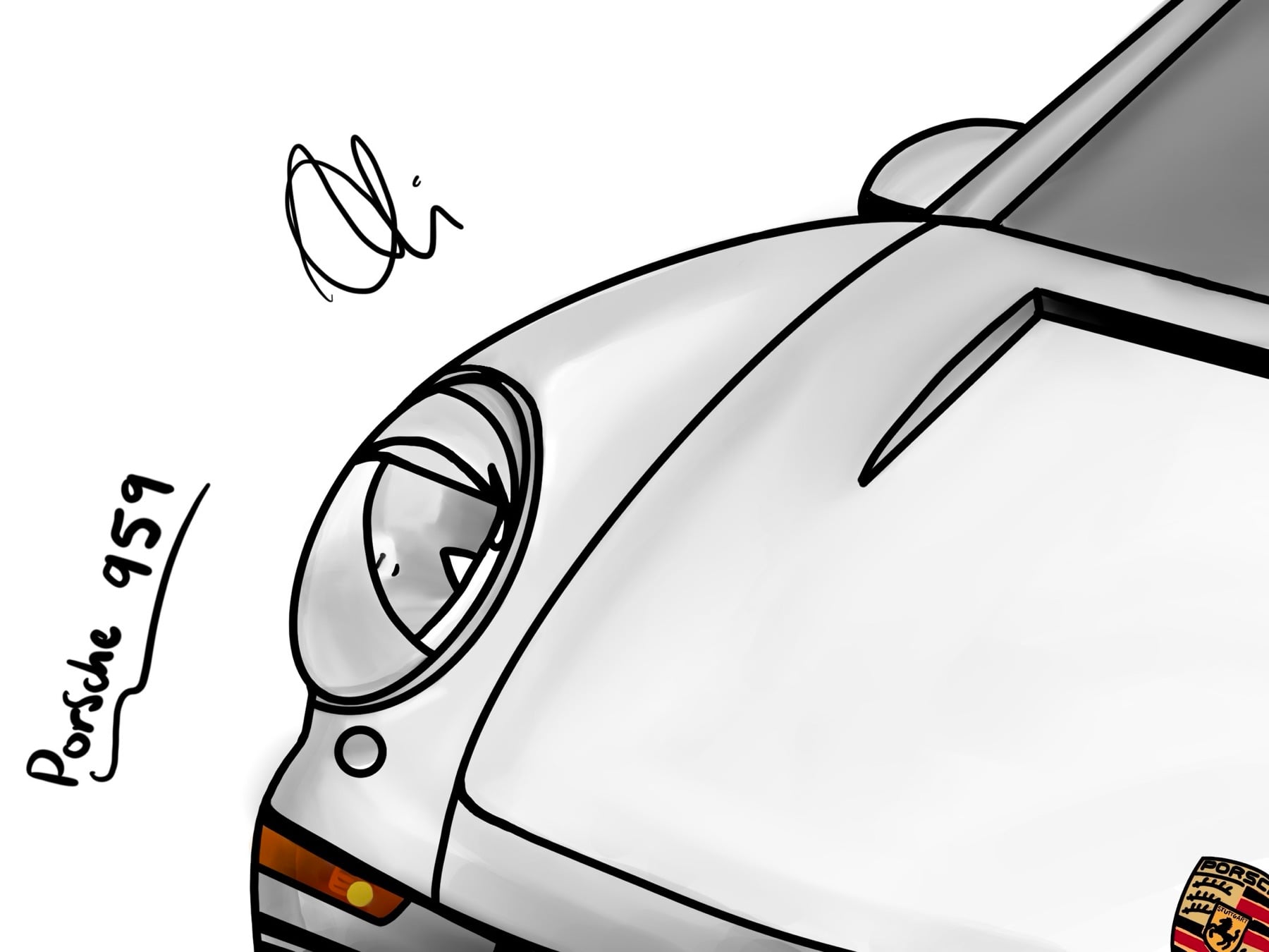 PorscheBussin Drawing